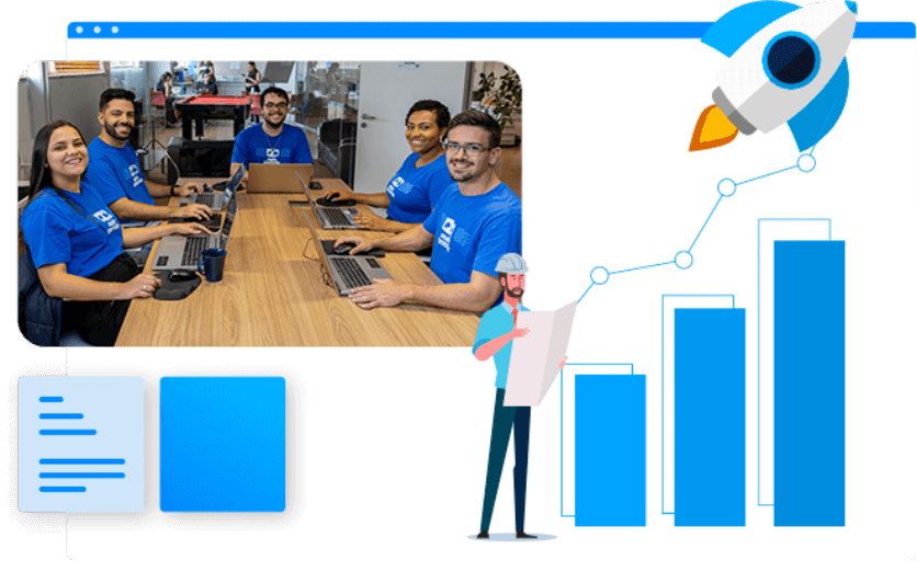 Equipe de suporte especializado